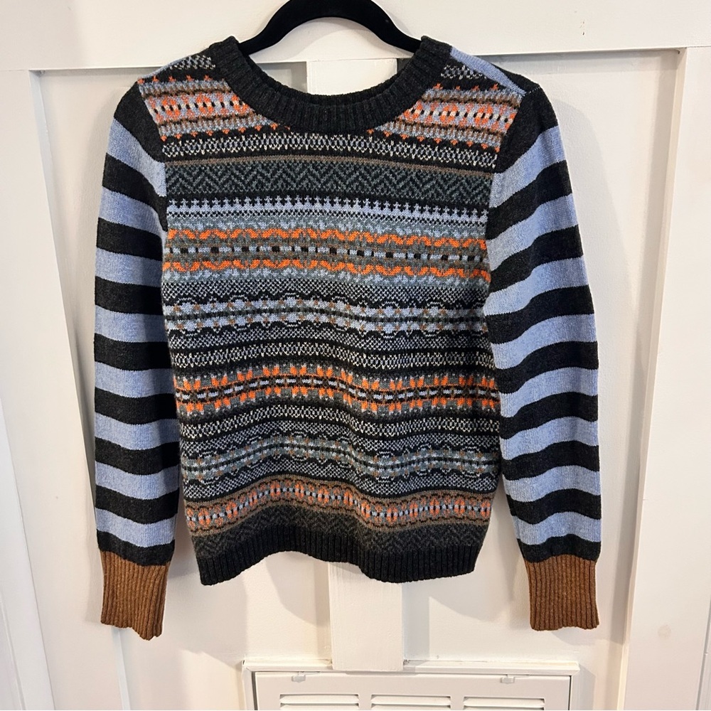 Eribé Scotland Stobo Reversible fairisle sweater - Phoebe Small - Picture 6 of 11